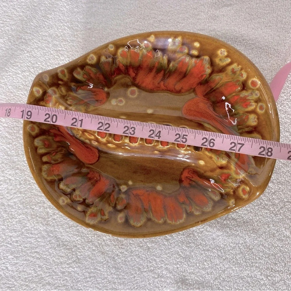 Vintage 1972 MSevrens Canada MCM  Ceramic Pottery Art Ashtray Trinket Dish - Picture 15 of 15